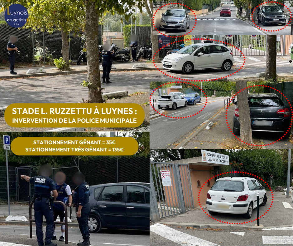 Opération de Police au Stade L. Ruzzettu
